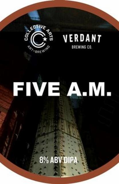 Five A.M. 8.0%, Verdant Brewing Co., England