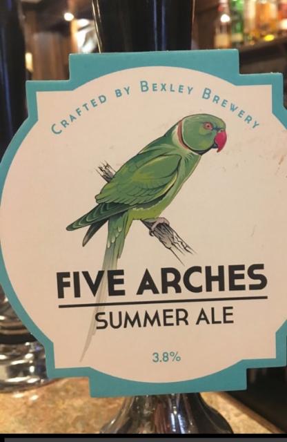 Five Arches Summer Ale 3.8%, Bexley Brewery, England