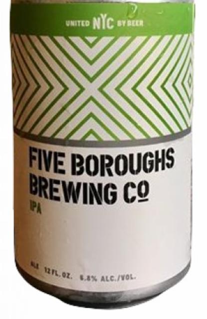 Five Boroughs IPA 6.8%, Five Boroughs Brewing Co., United States