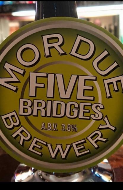 Five Bridges 3.8%, MordueBrewery, England