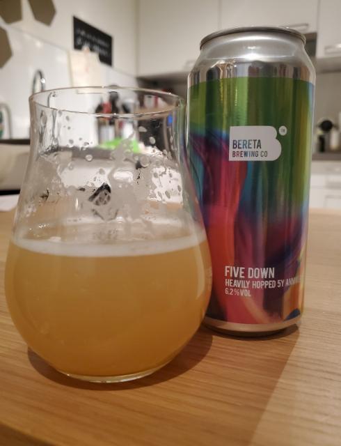 five down heavily hopped 5y anniversary 6.2%, Bereta Brewing Co, Romania