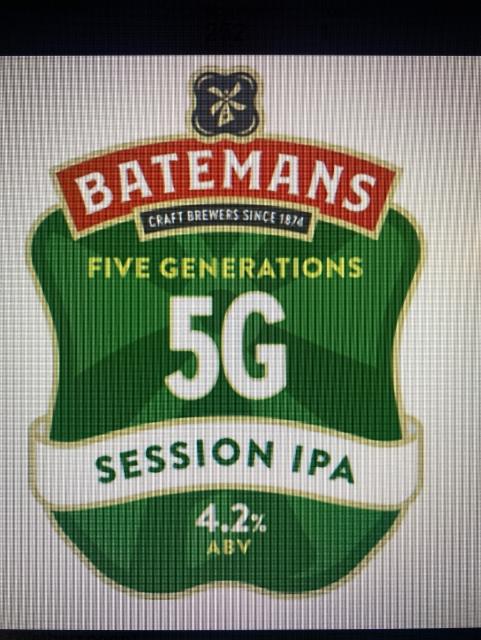 Five Generations 5G 4.2%, Batemans Brewery, England