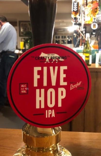 Five Hop 4.0%, The Crafty Brewing Co, England