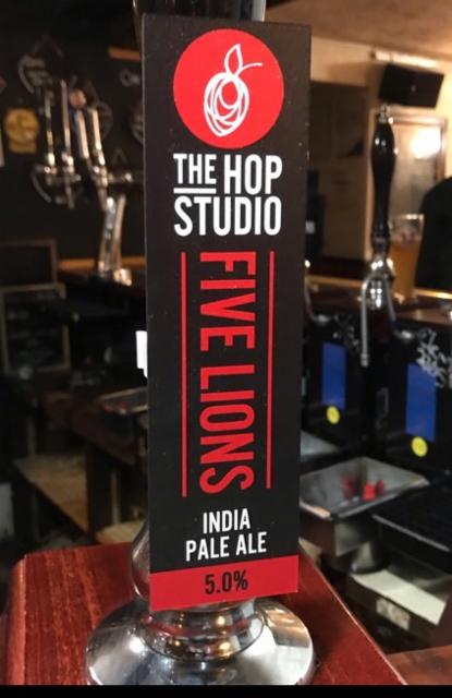Five Lions 5.0%, The Hop Studio, England