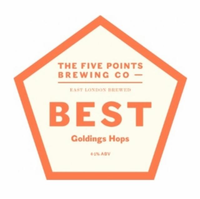 Five Points Best (Goldings) 4.1%, The Five Points Brewing Company, England