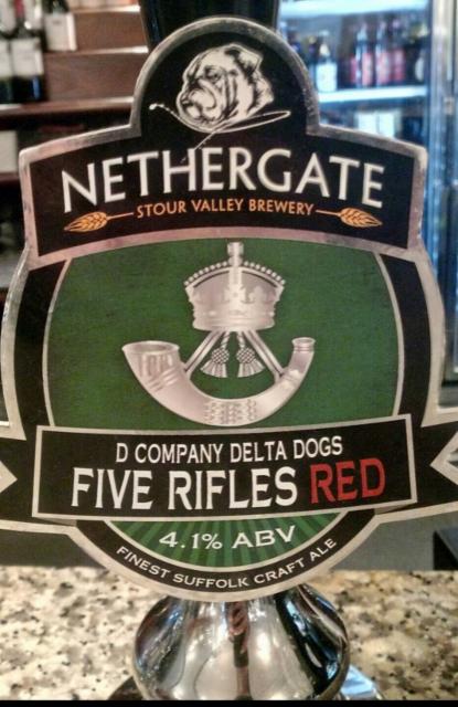 Five Rifles Red 4.1%, Nethergate Brewery, England