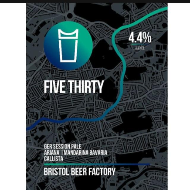 five thirty 4.4%, Bristol Beer Factory, England