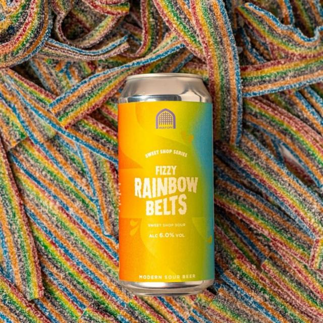 fizzy rainbow belts 6.0%, Vault City Brewing, Scotland