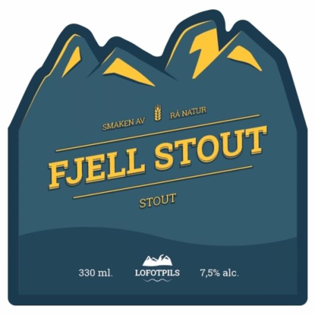 Fjell Stout 7.5%, Lofotpils, Norway