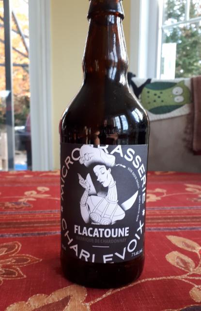 Flacatoune Barrique de Chardonnay 7.0%, Microbrasserie Charlevoix / Le Saint Pub, Canada