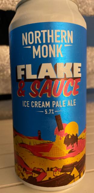 Flake & Sauce Ice cream pale ale 5.7%, Northern Monk Brew Co., England