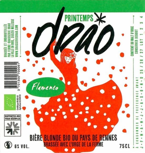 Flamenco 6.0%, Ferme Brasserie Drao, France