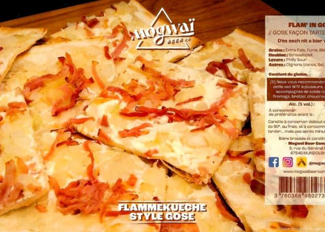 Flam'in Gose 5.5%, Mogwaï Beer Company, France