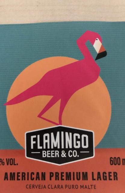 Flamingo American premium lager 4.8%, Flamingo Beer & Co., United States