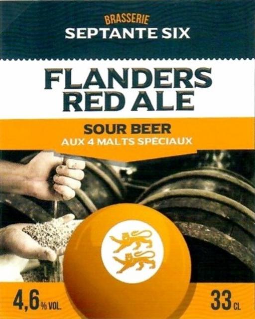 Flanders Red Ale 6.0%, Brasserie Septante Six, France