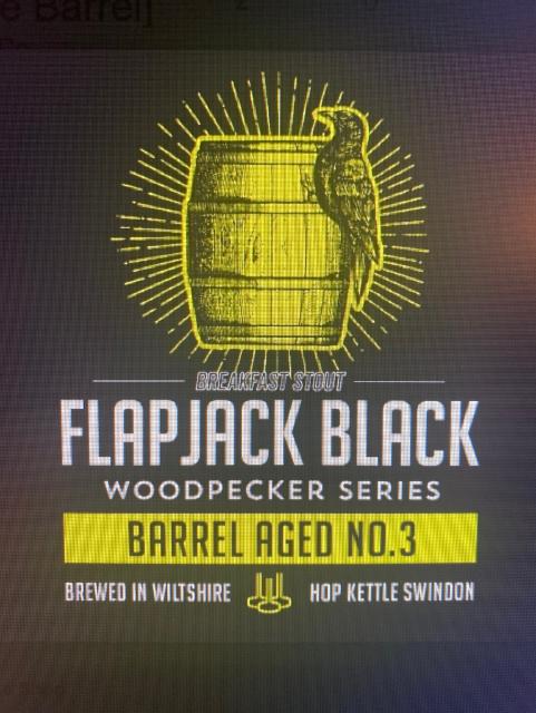 Flapjack Black Woodpecker Series #3 Buffalo Trace Barrel 7.8%, Hop Kettle Brewery, England