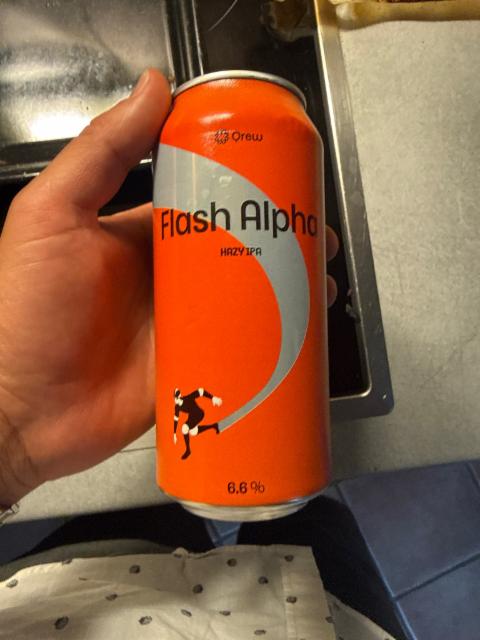 Flash alph, Qrew