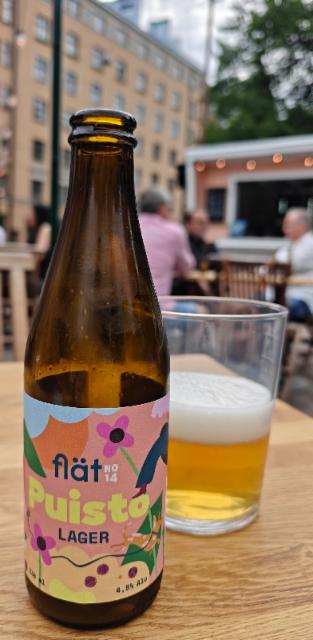 Flät no 14 Puisto Lager 4.5%, Kakola Brewing Company, Finland