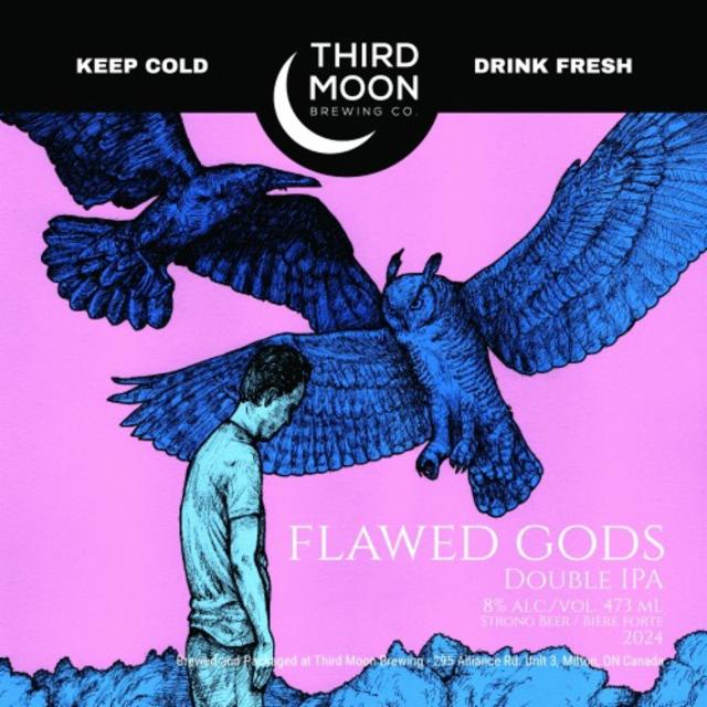 Flawed Gods (2024) 8.0%, Third Moon Brewing Company, Canada