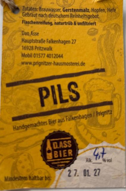 Fleischers Bier 4.7%, Landfleischerei Hildebrandt, Germany