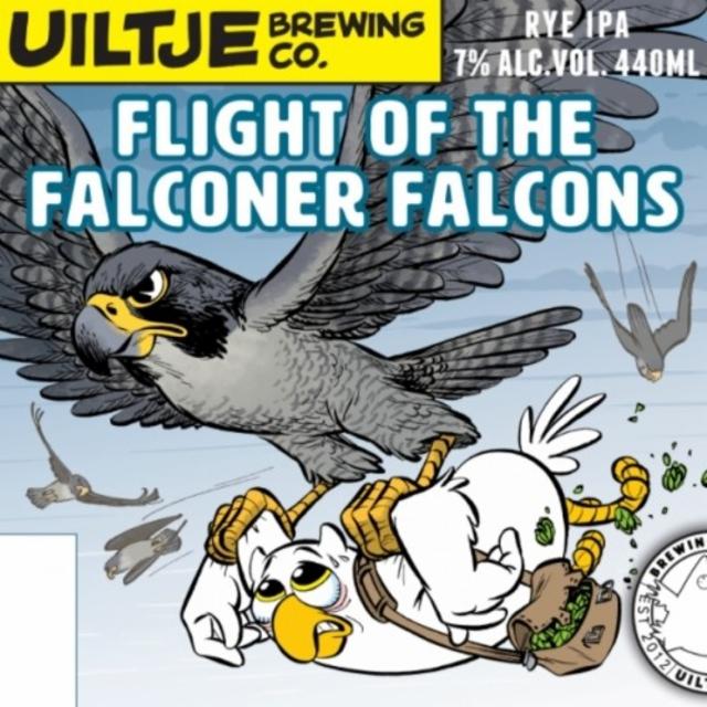 Flight Of The Falconer Falcons 7.0%, Uiltje Brewing Co, Netherlands