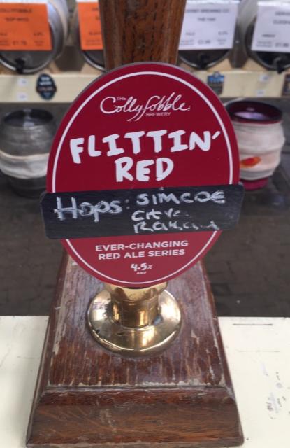 Flittin' Red 4.5%, The Collyfobble Brewery, England