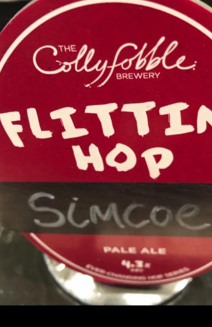 Flittin'Hop Simcoe 4.3%, The Collyfobble Brewery, England