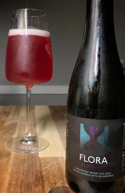 Flora Blueberry (2019) 5.5%, Hill Farmstead Brewery, United States