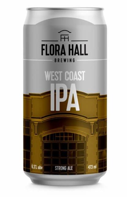 Flora hall West Coast IPA 6.3%, Flora Hall Brewing, Canada
