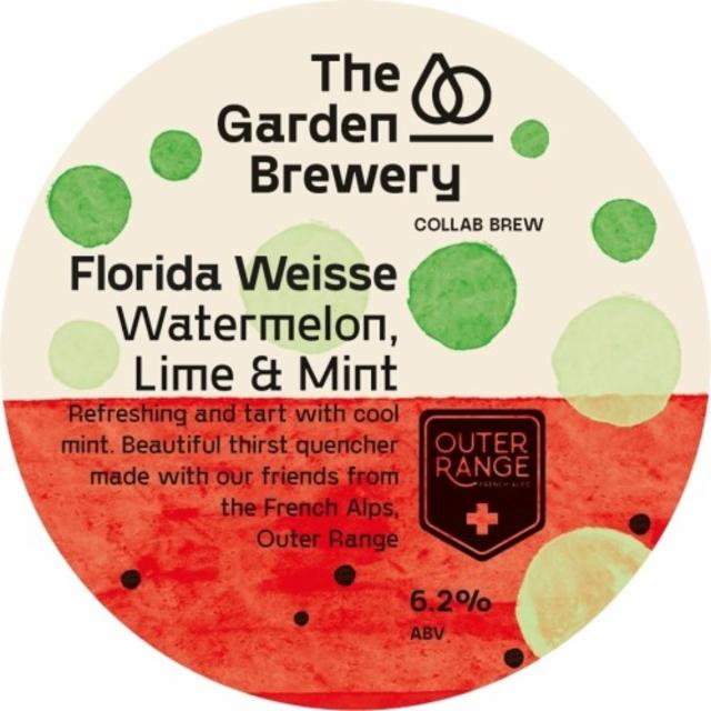 Florida Weisse: Watermelon, Lime & Mint (Collab Outer Range) 6.2%, The Garden Brewery, Croatia