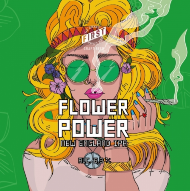 Flower Power 6.3%, FIRST Craft Beer, Hungary