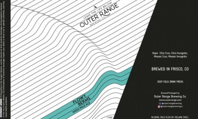 Flowy Berms 6.5%, Outer Range Brewing Co., United States