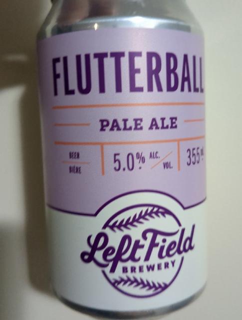 Flutterball 5.0%, Left Field Brewery, Canada