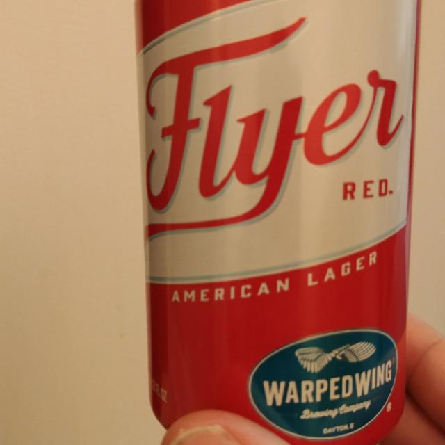Flyer Red 4.5%, Warped Wing Brewing, United States