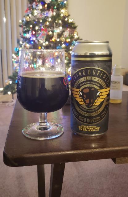 Flying Buffalo Barrel Aged Imperial Stout (2018) 12.0%, Griffin Claw Brewing Company, United States