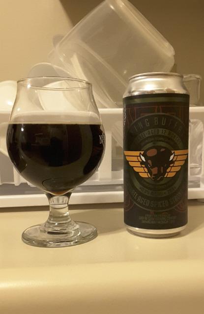 Flying Buffalo Barrel Aged Spiced Strong Ale 12.0%, Griffin Claw Brewing Company, United States