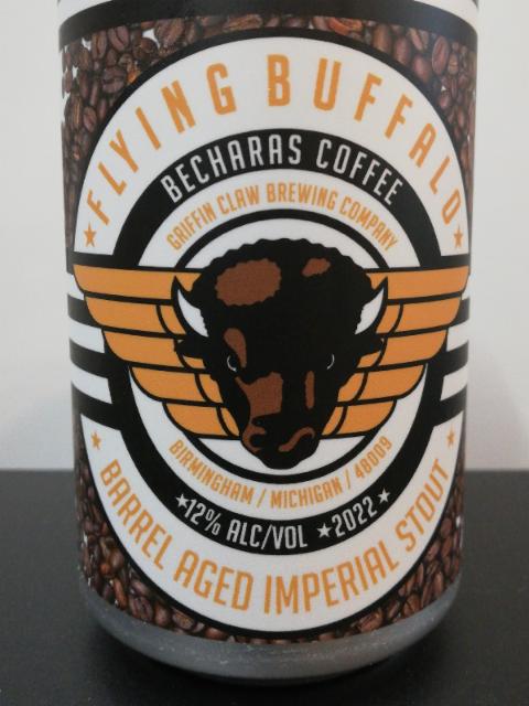 Flying Buffalo Becharas Coffee BA (2022) 12.0%, Griffin Claw Brewing Company, United States