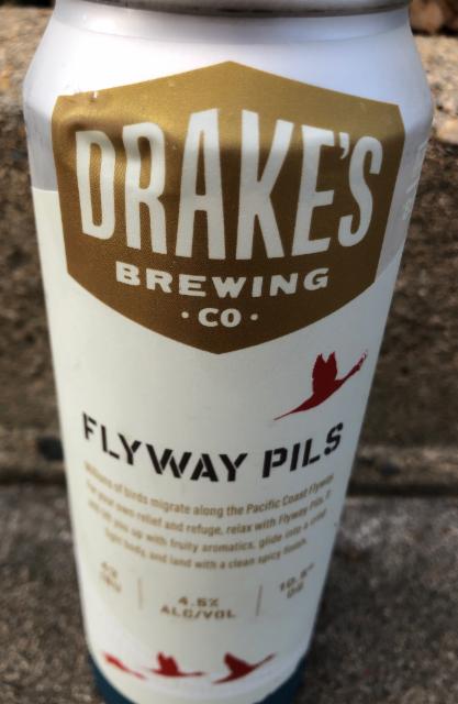 Flyway Pils 4.5%, Drake's Brewing Company, United States