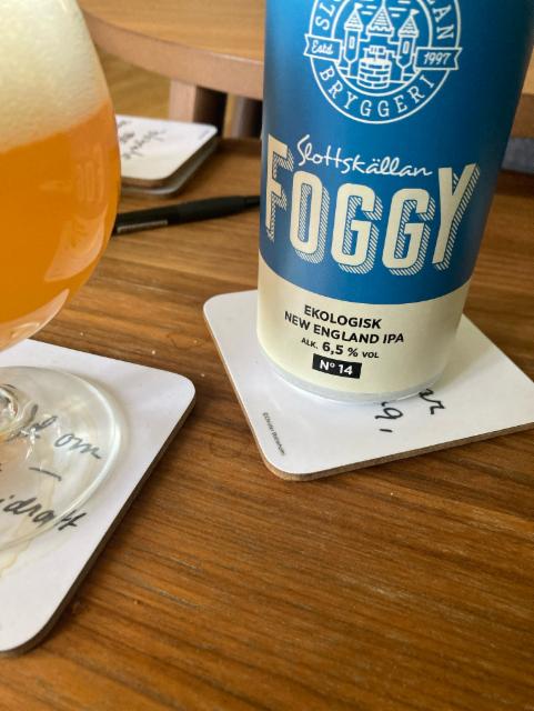 Foggy 6.5%, Slottskällans Bryggeri, Sweden