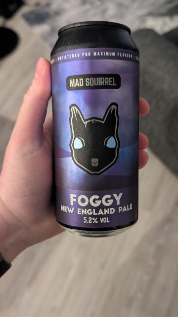 Foggy 5.2%, Mad Squirrel Brewing, England