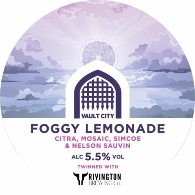 Foggy lemonade 5.5%, Vault City Brewing, Scotland