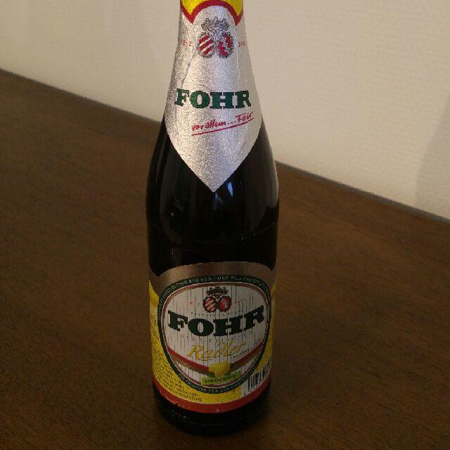 FOHR Radler 2.4%, Brauerei Gebrüder Fohr, Germany