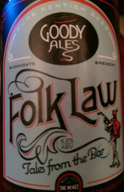 Folk Law 4.2%, Goody Ales, England