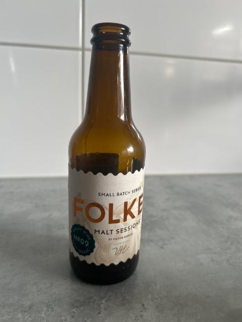 Folkes Malt sessions Barley Wine No 2 15.0%, Aktiebolaget Centralbryggeriet i Linköping, Sweden