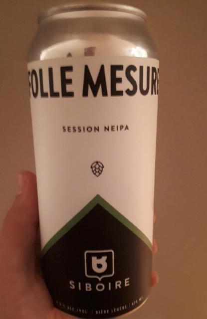 Folle Mesure 4.5%, Microbrasserie Siboire, Canada