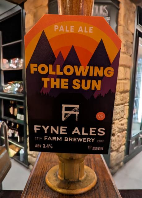 Following The Sun 3.4%, Fyne Ales, Scotland