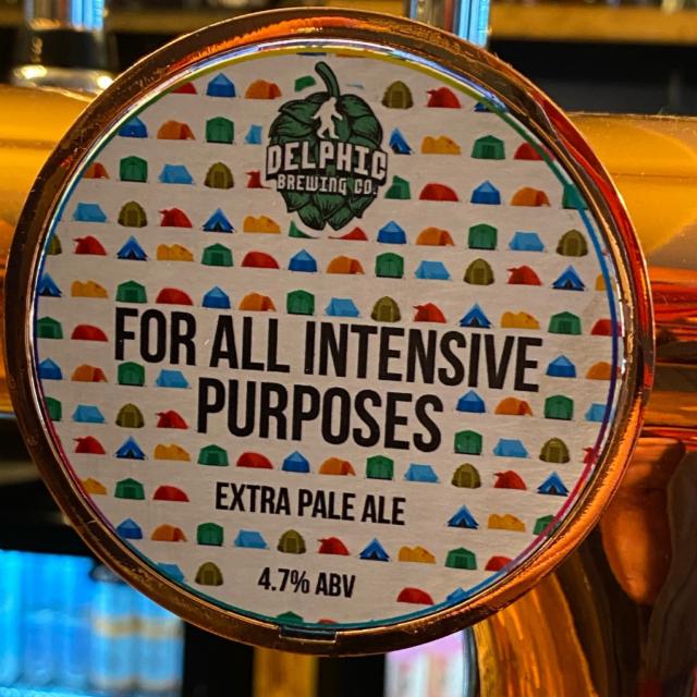 For All Intensive Purposes 4.7%, Delphic Brewing Co., England