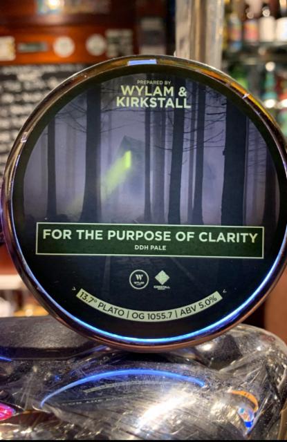 For The Purpose Of Clarity 5.0%, Wylam, England