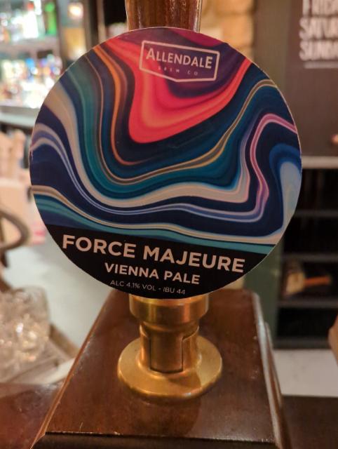 Force Majeure 4.1%, Allendale Brewery, England