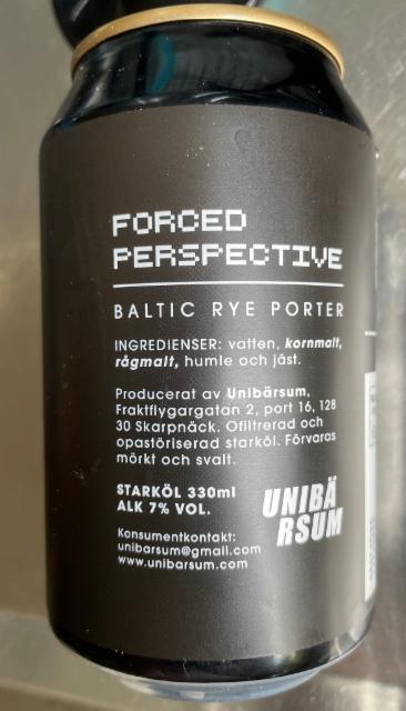Forced Perspective, Unibärsum Bryggeri